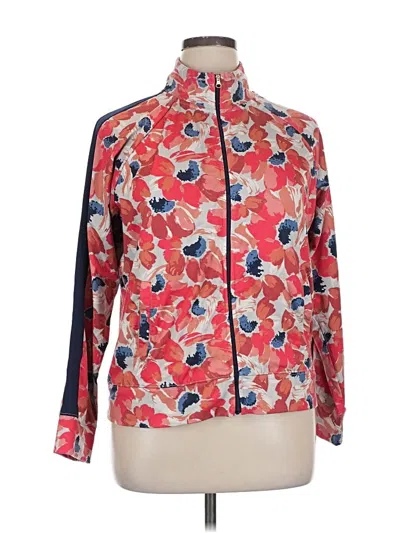 Pre-owned Aerie Track Jacket In Red