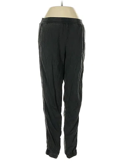 Pre-owned Aerie Track Pants In Black