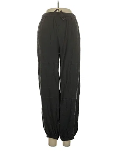 Pre-owned Aerie Track Pants In Black