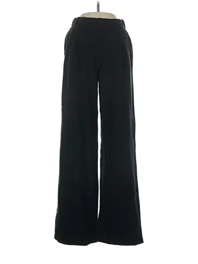 Pre-owned Aerie Track Pants In Black