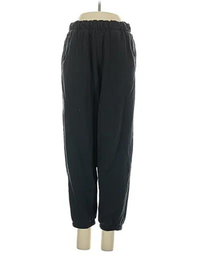 Pre-owned Aerie Track Pants In Black