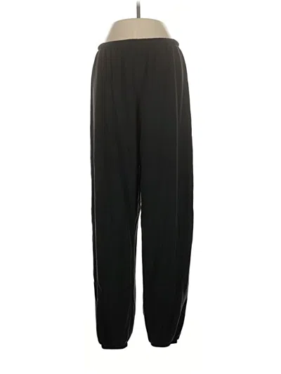 Pre-owned Aerie Track Pants In Black