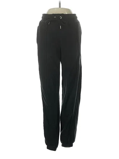 Pre-owned Aerie Track Pants In Black
