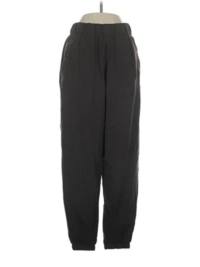 Pre-owned Aerie Track Pants In Black