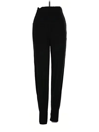Pre-owned Aerie Track Pants In Black