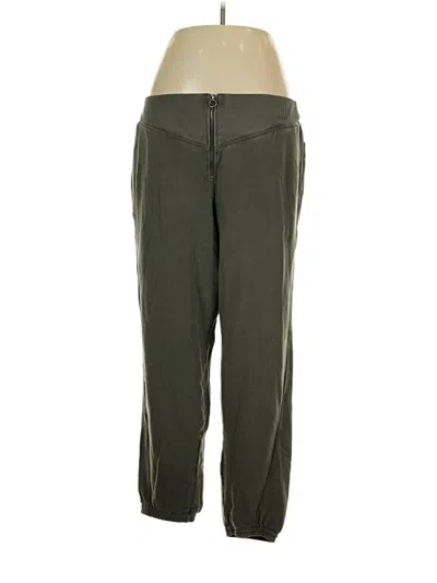 Pre-owned Aerie Track Pants In Green