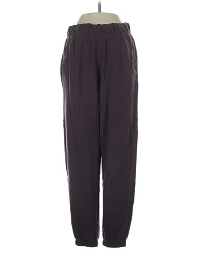 Pre-owned Aerie Track Pants In Purple