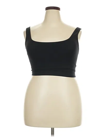 Pre-owned Aerie Tube Top Black Strapless Neckline Tops