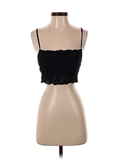 Pre-owned Aerie Tube Top Black Strapless Neckline Tops