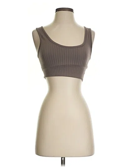 Pre-owned Aerie Tube Top Brown Strapless Neckline Tops