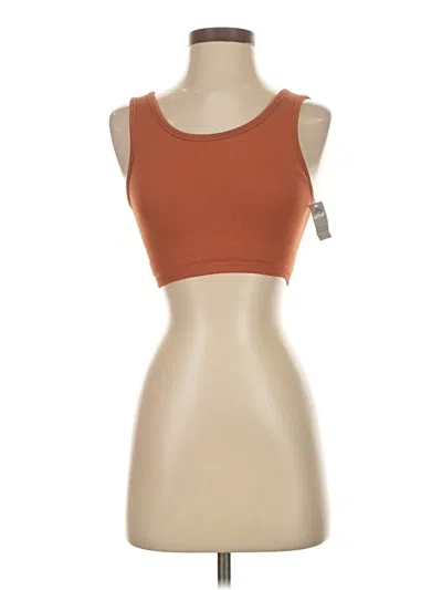 Aerie Tube Top Brown Strapless Neckline Tops