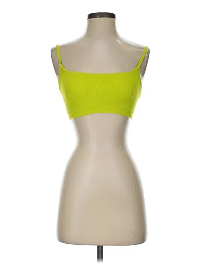 Pre-owned Aerie Tube Top Green Strapless Neckline Tops