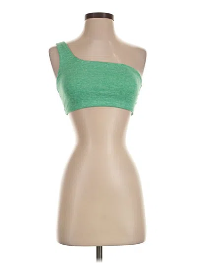 Pre-owned Aerie Tube Top Green Strapless Neckline Tops