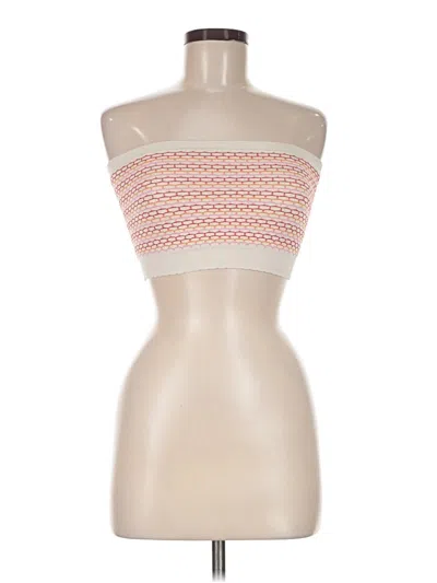 Pre-owned Aerie Tube Top Ivory Strapless Neckline Tops