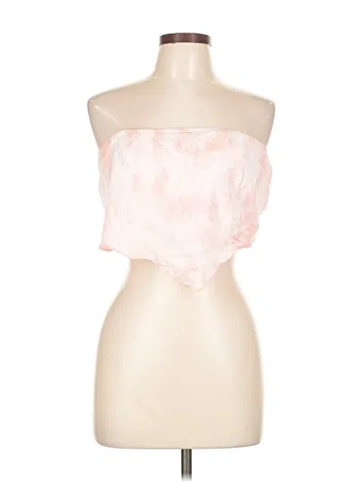 Pre-owned Aerie Tube Top Pink Strapless Neckline Tops
