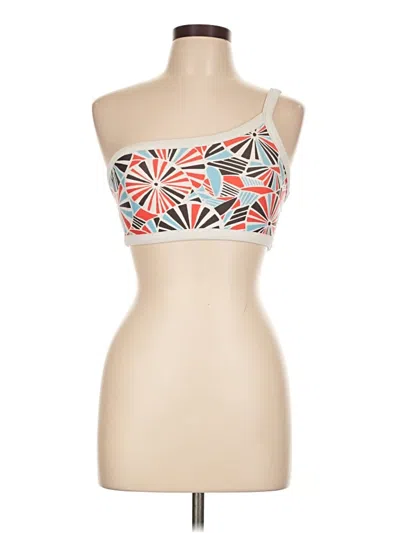 Pre-owned Aerie Tube Top Silver Strapless Neckline Tops