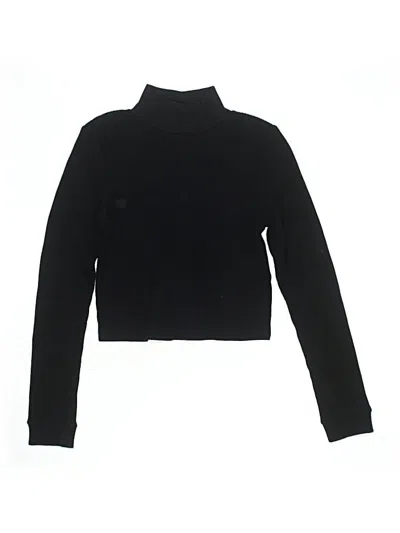 Pre-owned Aerie Turtleneck Sweater In Black