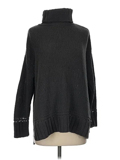 Pre-owned Aerie Turtleneck Sweater In Black