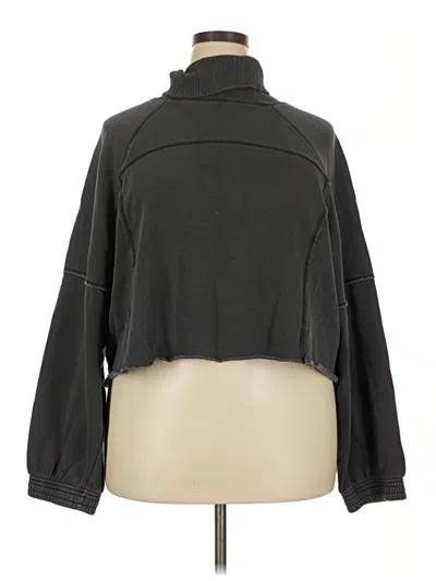 Pre-owned Aerie Turtleneck Sweater In Black