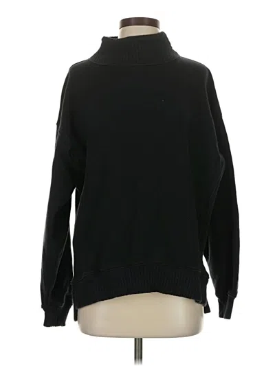 Pre-owned Aerie Turtleneck Sweater In Black