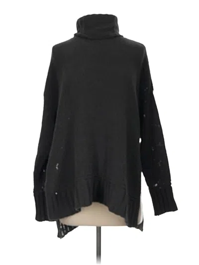 Pre-owned Aerie Turtleneck Sweater In Black