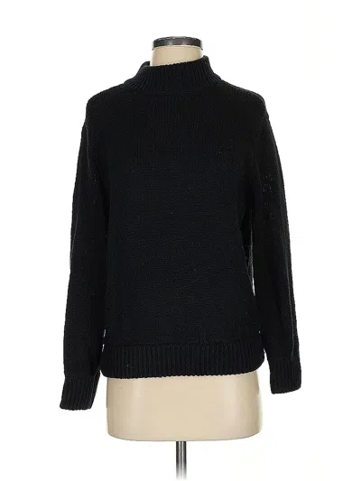 Pre-owned Aerie Turtleneck Sweater In Black