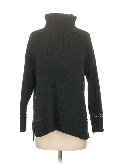 Pre-owned Aerie Turtleneck Sweater In Black