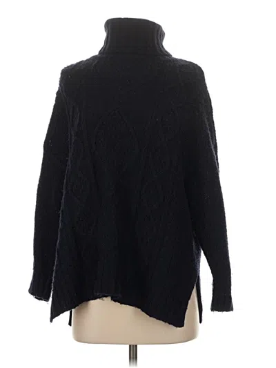 Pre-owned Aerie Turtleneck Sweater In Black