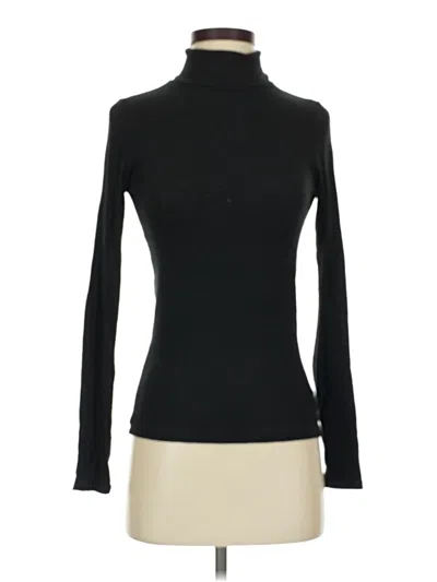Pre-owned Aerie Turtleneck Sweater In Black