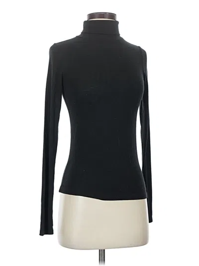 Pre-owned Aerie Turtleneck Sweater In Black