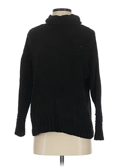 Pre-owned Aerie Turtleneck Sweater In Black
