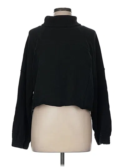 Pre-owned Aerie Turtleneck Sweater In Black