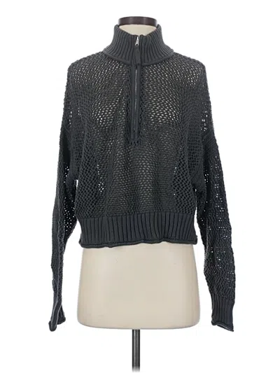 Pre-owned Aerie Turtleneck Sweater In Black