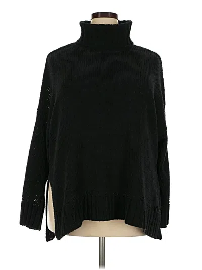 Pre-owned Aerie Turtleneck Sweater In Black