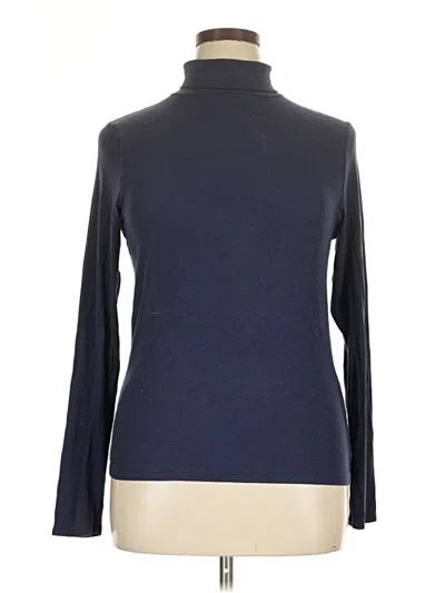 Pre-owned Aerie Turtleneck Sweater In Blue