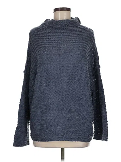 Pre-owned Aerie Turtleneck Sweater In Blue
