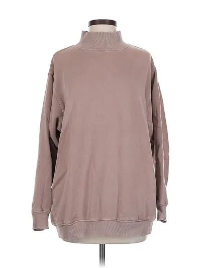 Pre-owned Aerie Turtleneck Sweater In Brown