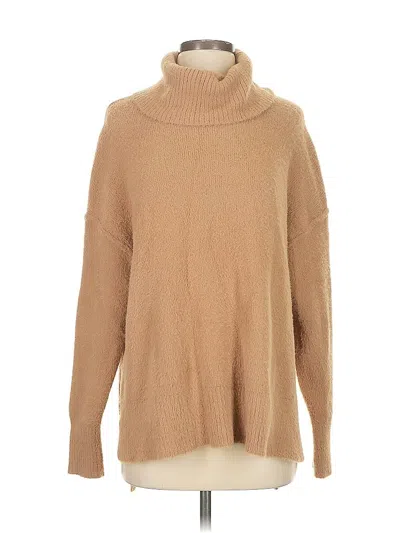 Pre-owned Aerie Turtleneck Sweater In Brown