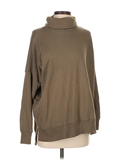 Pre-owned Aerie Turtleneck Sweater In Brown