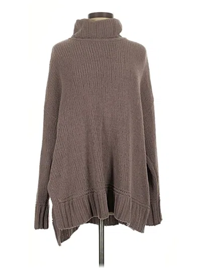 Pre-owned Aerie Turtleneck Sweater In Brown