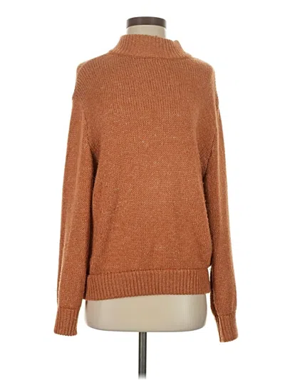 Pre-owned Aerie Turtleneck Sweater In Brown