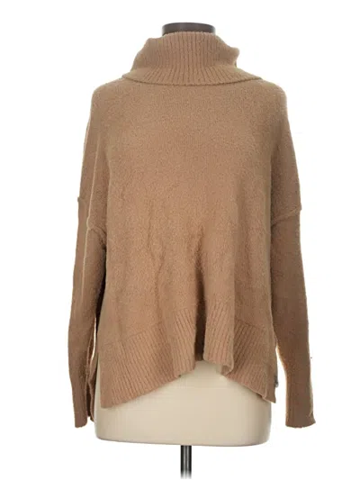 Pre-owned Aerie Turtleneck Sweater In Brown