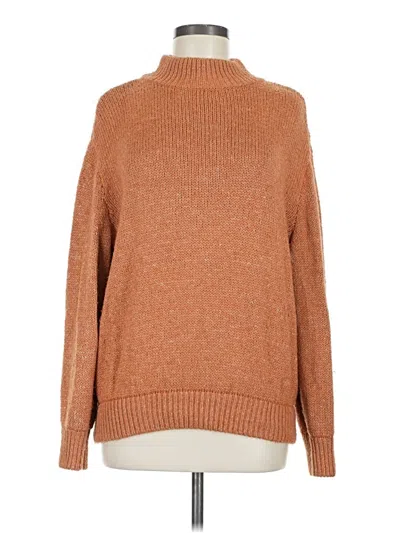 Pre-owned Aerie Turtleneck Sweater In Brown