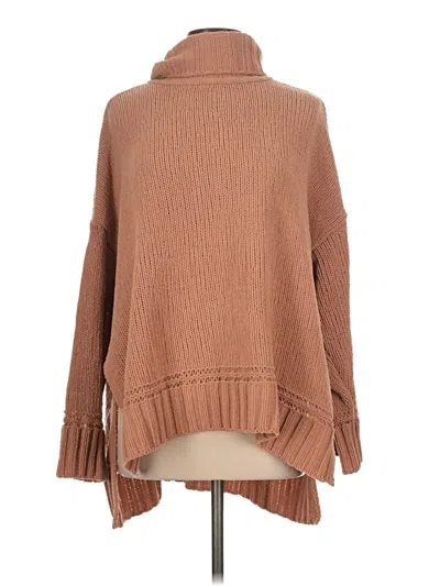 Pre-owned Aerie Turtleneck Sweater In Brown
