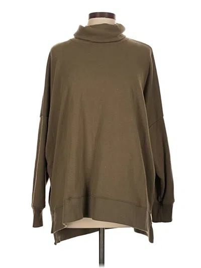 Pre-owned Aerie Turtleneck Sweater In Brown