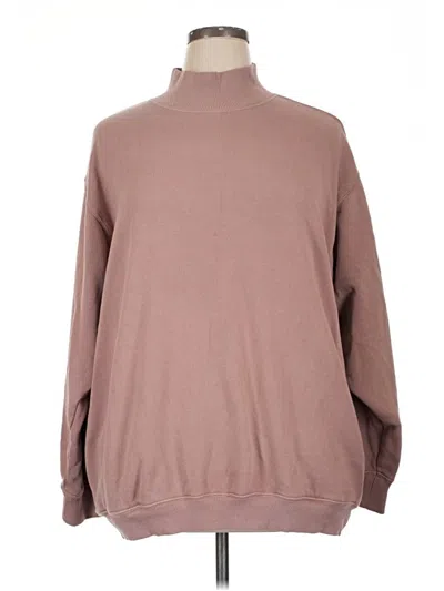 Pre-owned Aerie Turtleneck Sweater In Brown