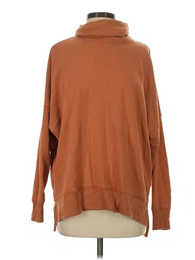 Pre-owned Aerie Turtleneck Sweater In Brown