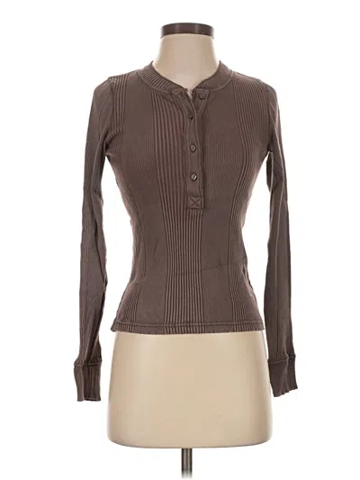 Pre-owned Aerie Turtleneck Sweater In Brown
