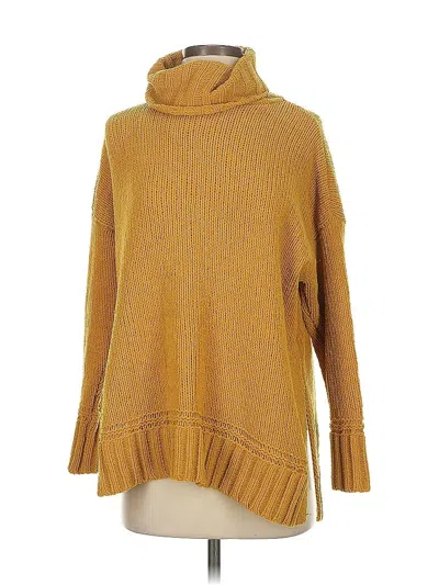 Pre-owned Aerie Turtleneck Sweater In Gold