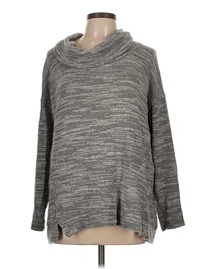 Pre-owned Aerie Turtleneck Sweater In Gray